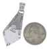 Sterling Silver Turquoise Inlay Southwest Pendant EX28946